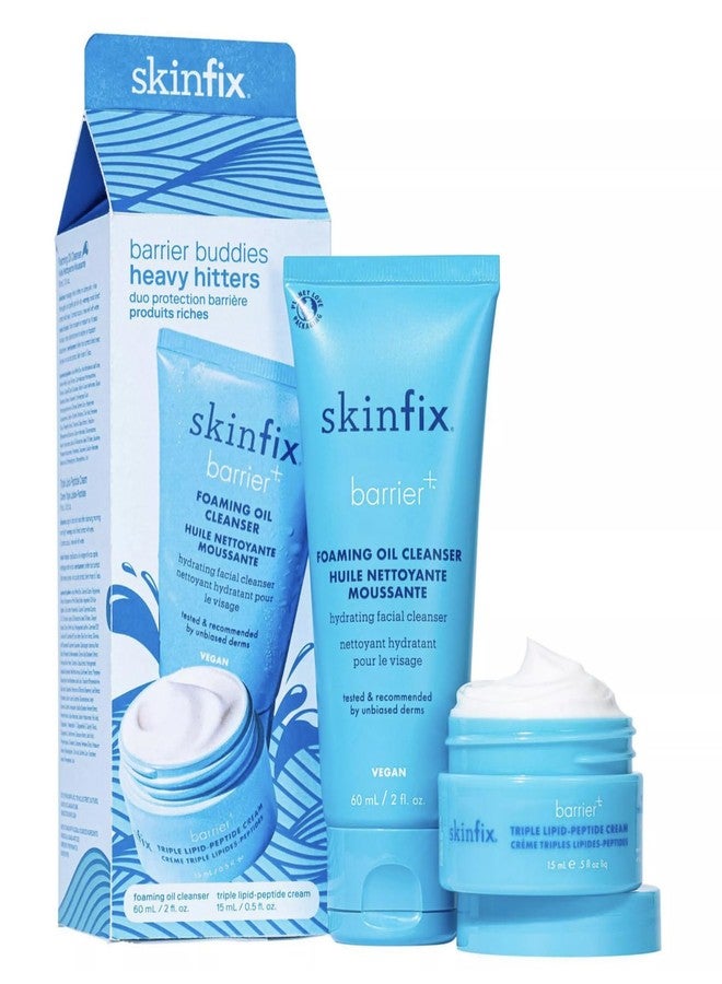 Skinfix Barrier Buddies: Heavy Hitters Cleanser + Triple Lipid-Peptide Cream Hydration Set NEW - Image 1